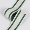 Venta al por mayor de cinta de punto por metros cinta de rayas blancas y negras aspecto de cinta de hilo cinta casual deportiva jacquard canalé punto de canalé raya lateral