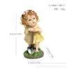 Nuevo producto transfronterizo: Figura de Ángel Jardinero Pequeño, Escultura Acogedora, Regalo Navideño, Micro Paisaje de Jardín, Artesanía de Resina