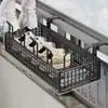 Secador de Zapatos para Balcón, Reja de Seguridad Antirrobo para Ventana con Gancho para Alféizar, Gadget para Secar Sandalias al Aire Libre