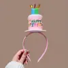 Accesorios para el Cabello Dulces y Lindos para Niños Fiesta de Cumpleaños Pastel Cereza Diadema Sombrero Salida Fiesta Foto Pasador Al por Mayor