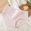 Pantaletas de Algodón Puro Antibacteriano para Mujer de Verano, Bragas Sin Costuras de Cintura Media No Apretadas, Panties de Algodón Puro para Mujer al por Mayor
