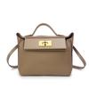 Bolsa Feminina de Couro Genuíno Nova Bolsa Dumpling 2424 Kelly Camada Superior Couro Bovino Asas Bolsa Ombro Mão Transversal Mochila