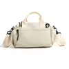 Bolso de mano tipo tote de tela Oxford, estilo minimalista japonés, versátil, moderno, ligero, resistente al agua, bolso de hombro casual, bolso cruzado para mujer