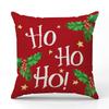 Nova Fronha de Almofada de Natal de Caminhão Vermelho Fronha Estampada em Linho Transfronteiriça Capa Decorativa para Almofada de Sala de Estar de Feriado