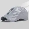 Gorra de Malla Transpirable de Secado Rápido para Hombre, Visera Solar de Verano para Exteriores, Gorra Deportiva Casual, Gorra Deportiva Delgada