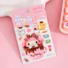 Pegatinas 5D tridimensionales con relieve para niñas, dibujos animados infantiles, autoadhesivas, impermeables, decoración DIY para funda de teléfono, patrones pequeños