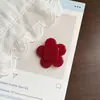 Pinzas para el pelo súper lindas de estilo coreano, versátiles con letras y flores, pinzas de pico de pato, accesorios para el pelo de moda en Xiaohongshu, para flequillo y cabello lateral