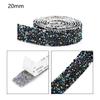 Diamantes de Imitación de Resina Galvanizados con Tiras de Diamantes de Imitación para Accesorios de Ropa Piezas DIY, Autoadhesivos con Cinta de Doble Cara, Pelar y Pegar, Venta Caliente Transfronteriza