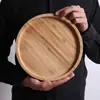 Bandeja de Madera de Bambú Plato Rectangular Japonés Comercial para Barbacoa Plato para Comer de Restaurante Plato de Bambú Plato de Madera de Madera Plato para Taza de Té