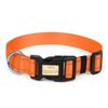 Nuevo collar para mascotas transfronterizo anti-rotura reflectante anti-pérdida collar para perro ajustable con letras correa para mascotas