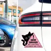 Novo Adesivo Refletivo Gato Preto Motorista Iniciante Divertido Motorista Iniciante Por Favor Espere Pacientemente Adesivo Magnético