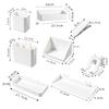 Accesorios para tablero perforado de agujero redondo 25 espaciado de agujeros gancho piezas de colgante caja traje estante de almacenamiento de estudio estante de pared Zhao Zhuyou