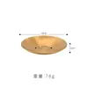 Plato Pequeño Redondo Estilo Coreano de Acero Inoxidable 304 Plato para Kimchi Plato para Salsa de Barbacoa Plato Dorado para Condimentos Plato Pequeño Plato de Hueso