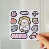 Estilo Ins menina estudante planejador material de decoração colagem diário de mão capa de celular diy padrão pequeno alto prêmio
