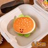 Muñeco de Peluche Hamburguesa Sándwich Llavero Agua Alcalina Pan Colgante de Peluche Muñeca Pequeña Venta al por Mayor Juguete de Comida Cadena