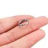 Anillos de Llave de Aleación de Titanio al por Mayor, Llaveros de Titanio Puro con Superficie Lisa de Doble Capa, Accesorios para Llaves de Coche
