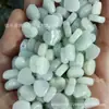 Direto da fábrica contas soltas naturais de jade em formato de coração atacado mercadoria A Jade amor pulseira diy tecida pequenos acessórios Jade
