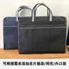 Bolsa impermeable para documentos de negocios con textura de corteza, bolso de mano para hombre, porta-documentos con ranuras para tarjetas para materiales de reunión