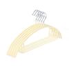 Cabides de Metal Shiyong Antiderrapantes Sem Marcas com Ganchos para Secar Roupas Pvc