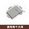 Acessórios para porta de armário de cozinha Conector de porta de aço cristalino Estrutura de liga de alumínio Porta de diamante Junta de plástico Suporte de canto invisível universal