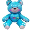 Modelado de dibujos animados oso mágico mate pastel estilo INS LOVEYOU confesión amor oso sentado globo de aluminio