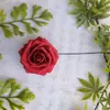 Rosas de Espuma Teñidas de 8 cm con Tallos para Bodas, Día de San Valentín, Exportación a Europa y América, Flores Artificiales, Ramo de Pe