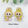 Colgante de Labubu Lindo con Estampado de Dibujos Animados en Relieve de Acrílico