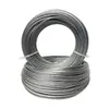 Cable de acero galvanizado no recubierto de plástico cuerda de vida en manojo cuerda de señalización de grúa cuerda de tracción cable de acero suave red para sombrilla acero alambre otro