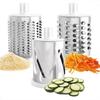 Rallador picador de cocina doméstico cortador de verduras de manivela cortador de verduras multifunción tambor de manivela máquina de patatas