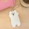 Pingente de Boneca Cachorrinho de Desenho Animado Fofo para Meninas, Pingente de Boneca de Pelúcia Versátil, Decoração de Chaveiro para Mochila, Pingente Pequeno