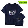 Nueva camiseta periférica Hunter Sizzo de tiempo completo, tendencia urbana, camiseta de verano de cuello redondo y manga corta, estilo holgado para parejas.