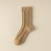 Calcetines gruesos de terciopelo australiano para niños, calcetines de invierno de rizo con torsión de media caña, color sólido, color Maillard, calcetines de felpa con torsión