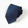 8 cm Mão Gravata Gravata Vestido de Negócios Masculino Preto Puro Acessórios de Trabalho Profissional Noivo de Casamento Listras Vermelhas de Vinho