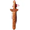 Colgante de Espada de Madera de Durazno Puro, Tallado en Madera Maciza, Espada para Bebé Infantil, Espada Taoísta Auténtica de Feicheng, Accesorio Portátil, Decoración del Hogar