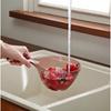 Cucharón de agua de plástico con mango largo para el hogar, multiusos, grueso, grande, para cocina, hogar, cuchara de agua de plástico, cuchara de agua profunda creativa