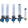 Válvula reductora de presión de gas argón dióxido de carbono, manómetro, medidor de flujo, cilindro manométrico, soldadura de protección de gas dual, accesorios para máquina de soldar por arco de argón al por mayor