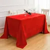 Mantel de conferencia, rectangular, para eventos y exposiciones, terciopelo dorado, rojo, para uso comercial, tela roja de boda