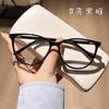 1319 Gafas de moda con montura de ojo de gato y protección contra la luz azul para hombres y mujeres con montura de gafas, montura de miopía lisa, venta directa de fábrica