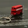 Llavero Británico Londres Autobús de Dos Pisos Colgante Pequeño Cabina Telefónica Buzón Souvenir Turístico Puesto de San Valentín Exhibición