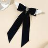Horquilla con lazo y alas de ángel para mujer, accesorio para el cabello con bonitos adornos japoneses con diamantes de imitación y parte superior para la cabeza.