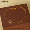 Conjunto de Colar com Pingente Coração em Aço Inoxidável 316 Acessórios para Mulheres Verão Pulseira de Aço Titânio Atacado Luxo Leve Nicho