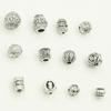 Xizang plata plata antigua seis palabras proverbios cuentas de barril con cuentas pulsera hecha a mano DIY pulsera cuentas sueltas accesorios accesorios con cuentas venta al por mayor