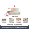 Cama moderna minimalista ultraluxuosa da Tongyu, cama de casal master 1,8m cama de couro ondulado branco estilo creme da moda