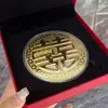 Shuibeibigai Oro Puro 999 Piezas de Oro 520 Regalo de Feliz Cumpleaños para Novio y Novia, Regalo de Feliz Boda