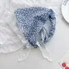 Liquidación Nuevo Estilo Dulce y Femenino Pañuelo para la Cabeza Encaje Francés Bufanda Triangular Decoración para Fotos de Vacaciones de Verano