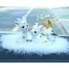 Decoraciones Creativas de Alta Gama Seleccionadas Cuidadosamente para el Interior del Coche con un Modelo de Diosa Ciervo Pequeño para el Tablero