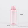 Botella Pet Transparente Hombro Plano Color 50ml Botella de Plástico 50ml Spray Desmaquillante Agua Embotellado Botella de Agua Desinfección