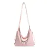 Mochila Estilo Coreano con Estrellas para Mujer Modelo Nuevo 2026 Mochila con Cadena y Lazo Bolso Cruzado de Viaje