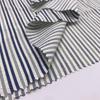 Camisa casual estilo coreano para primavera e verão tecido listrado rayon jacquard tecido de listras verticais vestido em estoque tecido para atacado