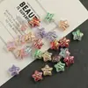 Cuentas Acrílicas Pequeñas Sueltas de Color Galvanizado con Diseño de Onda de Agua Tridimensional y Estrella para Cadena de Teléfono Móvil Hecha a Mano DIY, Accesorios de Joyería con Cuentas